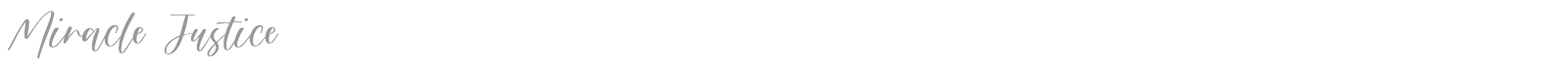 Miracle Justice font preview